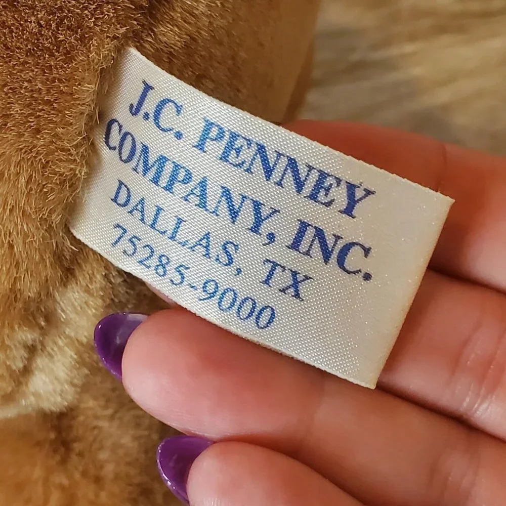 Vintage 90s JcPenny Christmas Barking Sharpee Dog Plush 11